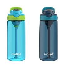 Garrafas de água Contigo Kids Aubrey 600 ml, pacote com 2 unidades, sem BPA Garrafas de água Contigo Kids Aubrey 600 ml, pacote com 2 unidades, sem BPA