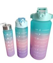 Garrafas de Agua Kit com 3 Unidades 2000ml/700ml/300ml Garrafas de Agua Kit com 3 Unidades 2000ml/700ml/300ml