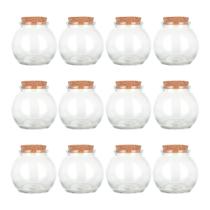 Garrafas de armazenamento de alimentos Magic Season 100ml de vidro, pacote com 12