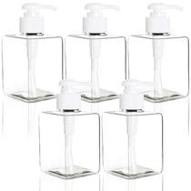 Garrafas de bomba Youngever Clear Plastic 350 ml (pacote com 5)