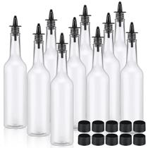 Garrafas de licor de plástico Tioncy 15mL com despejadores 10 conjuntos +10 xarope