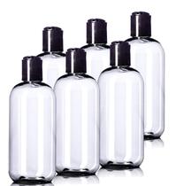 Garrafas de plástico Aromine 240 ml (pacote com 6) sem BPA com tampa de disco