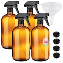 Garrafas de spray kitchenentoolz Amber Glass 1L com funil x4