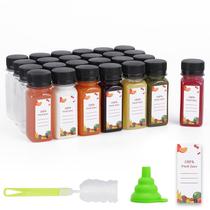 Garrafas de suco de plástico OBKJJ 2 oz/60 ml (150 unidades) com tampas
