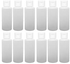 Garrafas de viagem APAK GOODS 60 ml com tampas giratórias (tampa branca)