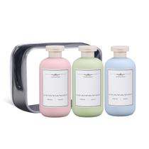 Garrafas de viagem ASEVAT 300ml de plástico à prova de vazamentos para produtos de higiene pessoal