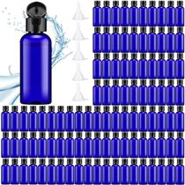 Garrafas de viagem Eccliy 60 ml de plástico com tampas, pacote com 100 funis