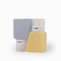 Garrafas de viagem Gravel 90 ml (pacote com 2) TSA à prova de vazamentos, sem BPA Garrafas de viagem Gravel 90 ml (pacote com 2) TSA à prova de vazamentos, sem BPA