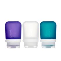Garrafas de viagem Humangear GoToob+ Silicone recarregável 53 ml, 3 unidades Garrafas de viagem Humangear GoToob+ Silicone recarregável 53 ml, 3 unidades