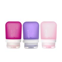 Garrafas de viagem Humangear GoToob+ Silicone recarregável 53 ml, 3 unidades Garrafas de viagem Humangear GoToob+ Silicone recarregável 53 ml, 3 unidades