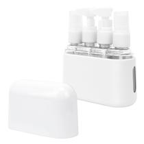 Garrafas de viagem Skycase 4 em 1 à prova de vazamentos, recarregáveis, 250 ml