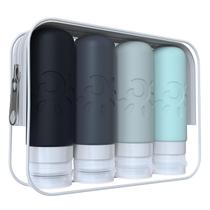 Garrafas de viagem Zafit 90ml para produtos de higiene pessoal, 4 unidades aprovadas pela TSA