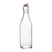 Garrafas De Vidro E Tampa Hermética 500ml Cor Transparente Garrafas De Vidro E Tampa Hermética 500ml Cor Transparente