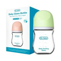 Garrafas De Vidro Para Bebês Recém-nascidos, Calibre Amplo, Anti-flatulência, Sem Bpa, Alimentação