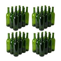 Garrafas para vinho FastRack 750 ml verdes, pacote com 48 Garrafas para vinho FastRack 750 ml verdes, pacote com 48