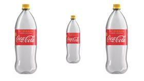 Garrafas Pet Retornável, ,Vazia Coca Cola 2 Litros - 14 Peças + Engradado