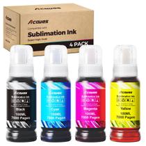 Garrafas recheadas com tinta de sublimação Acaves para ET2400 ET2720 Garrafas recheadas com tinta de sublimação Acaves para ET2400 ET2720