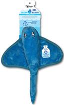 Garrafas recicladas Spunky Pup Clean Earth Stingray de pelúcia