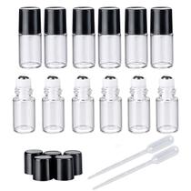 Garrafas rolantes lasenersm de vidro transparente de 3 mL com aço inoxidável