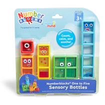 Garrafas Sensoriais Hand2Mind Numberblocks (1 a 5) - Para Crianças de 3 a 5 Anos