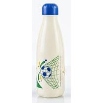 Garrafas Squeeze Copa do Mundo Futebol Brasil Esportiva Academia Escola Livre BPA Anti-Vazamento 700ml 600ml Cor e Capac
