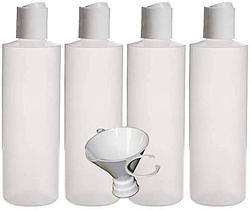 Garrafas Squeeze: Earth's Essentials, 240 ml, recarregáveis, pacote com 4
