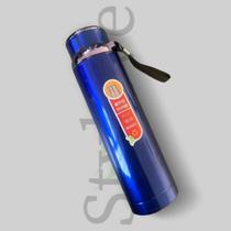 Garrafas Termicas 800ml bebidas quentes geladas chá suco refigerante café COR E ML:AZUL 800ml