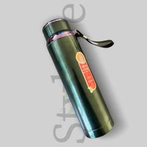 Garrafas Termicas 800ml bebidas quentes geladas chá suco refigerante café COR E ML:VERDE 800ml
