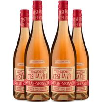 Garrafas Vinho Rose Albert Bichot C'est La Vie 750ml Kit 4 Garrafas