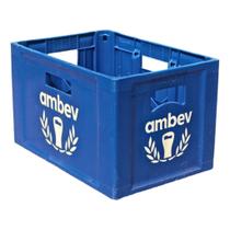 Garrafeira Ambev Engradado Cerveja 600ml P/ 24 Garrafas Azul Garrafeira Ambev Engradado Cerveja 600ml P/ 24 Garrafas Azul