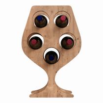 Garrafeiro Cálice 5 Garrafas Madeirado Garrafeiro Cálice 5 Garrafas Madeirado