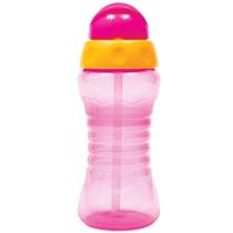 Garrafinha com Canudo Buba Fresh Rosa 12m+ 300ml - 5818