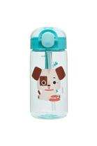 Garrafinha com Canudo de Silicone Cachorro Théo Kouii