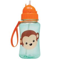 Garrafinha com Canudo Macaco 350ml - Buba Garrafinha com Canudo Macaco 350ml - Buba