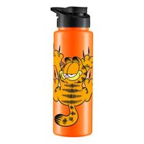 Garrafinha de Água Squeeze Garfield Plástico 750 Ml Academia