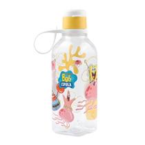 Garrafinha De Água Squeeze Infantil 530ml Personagens Lúdica Criança Tampa Abre Fácil Escola Viagem -