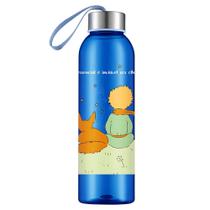 Garrafinha de Água Squeeze Tampa Inox e Alça 800ml Personagens