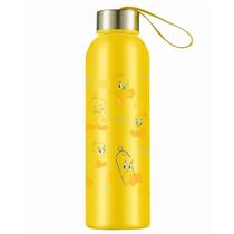 Garrafinha de Água Squeeze Tampa Inox e Alça 800ml Personagens