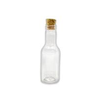 Garrafinha de Plástico 50ml com Tampa Rolha - 10 unidades -