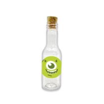 Garrafinha de Plástico 50ml com Tampa Rolha - Festa Monstros SA - 10 unidades - Rizzo