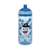 Garrafinha de Tritan Squeeze com Glitter 540ml - Azul - Nûby