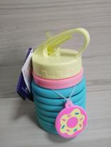 Garrafinha dobrável de silicone Donuts Puket Garrafinha dobrável de silicone Donuts Puket