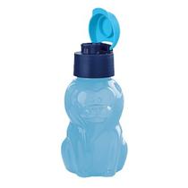 Garrafinha eco kids infantil leão 300 ml,original azul céu