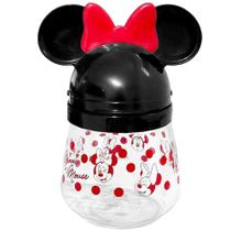 Garrafinha Flip Minnie de Orelhas Canudo 1,1 Litros Original - Plasútil Garrafinha Flip Minnie de Orelhas Canudo 1,1 Litros Original - Plasútil