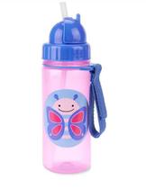 Garrafinha Flip Zoo com Canudo 380ml Infantil - Skip Hop