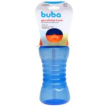 Garrafinha Fresh Copo Com Canudo Infantil 300ml 15353 - Buba Garrafinha Fresh Copo Com Canudo Infantil 300ml 15353 - Buba