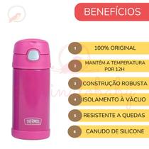 Garrafinha Garrafa Infantil TérmicaThermos Funtainer Orlando Garrafinha Garrafa Infantil TérmicaThermos Funtainer Orlando