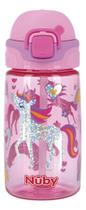 Garrafinha Glitter C/ Botão Abre E Fecha 415ml Infantil Nûby