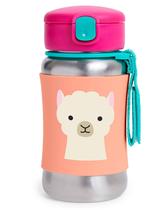 Garrafinha Infantil de Aço Inox Skip Hop Zoo Lhama 350ml