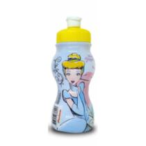 Garrafinha infantil de plástico 250ml princesas para menina cinderela ou bela - plasduran